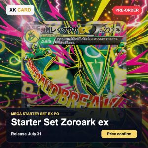 Pokemon Card Game MEGA Starter Set ex Zorua & Zoroark ex Japanese PO - xkcard framed product image