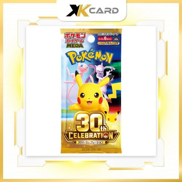 Pokemon Card Game 30th CELEBRATION Booster Pack [JP] - xkcard framed product image
