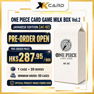 ONE PIECE CARD GAME MILK BOX Vol.2 [AC-02] Japanese PO, HK$287.95 per box, 20 boxes per case