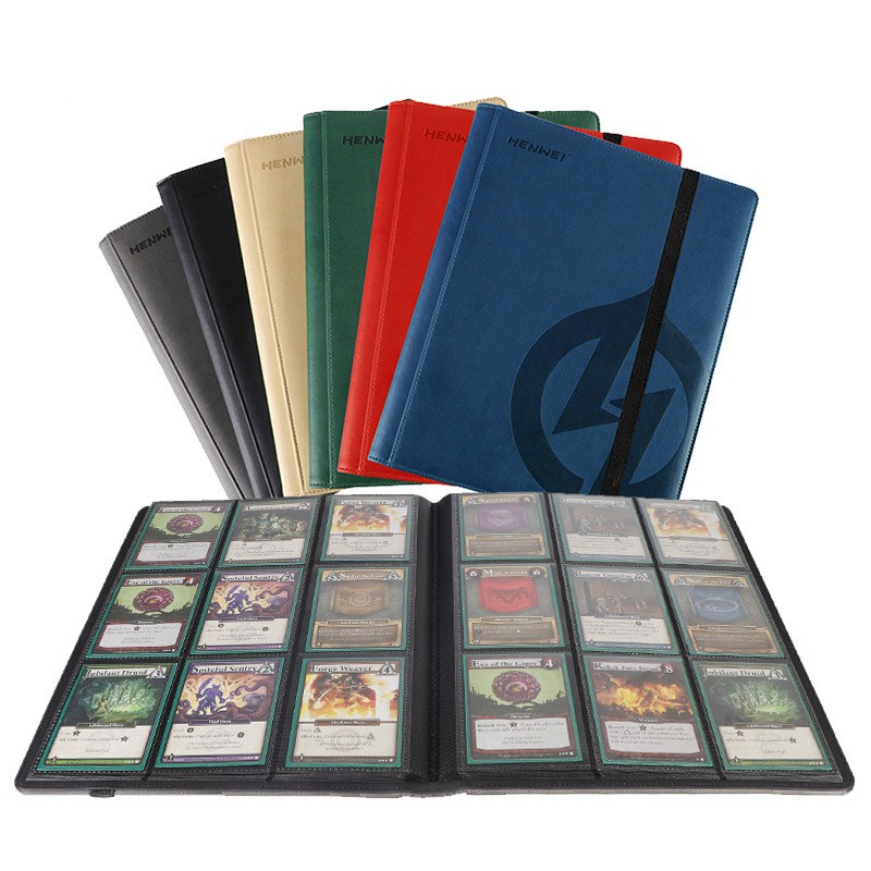 HENWEI Card binder - Blue / 9 pockets / 360 cards