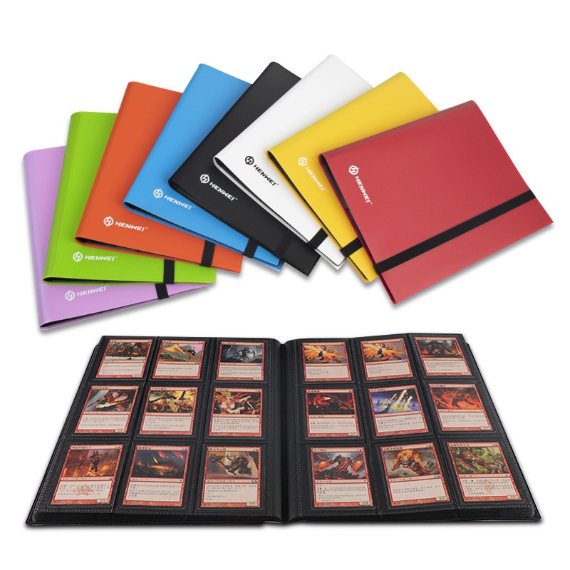 HENWEI Card binder - Black / 9 pockets / 360 cards