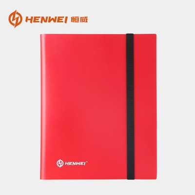 HENWEI Card binder - Red / 9 pockets / 360 cards