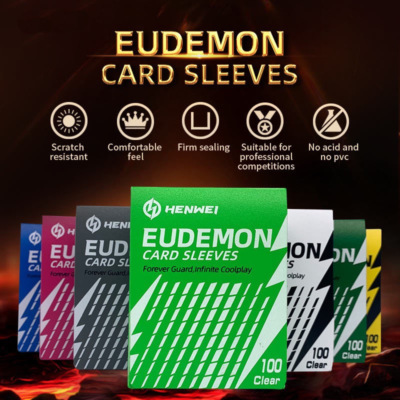 HENWEI Card sleeves - Black / 66 x 91 mm