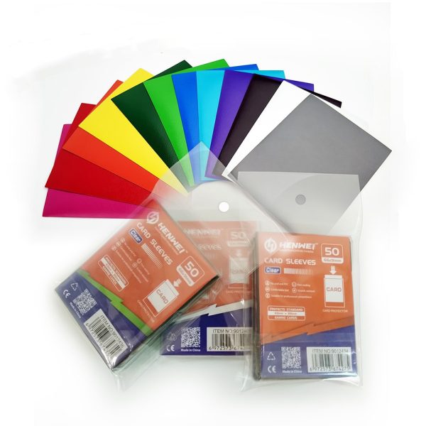 HENWEI Card sleeves - White / 66 x 91 mm