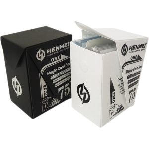 HENWEI Lift-up deck box - White / 75+ cards