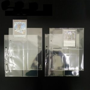 HENWEI Binder refill pages - Clear / 4 pockets