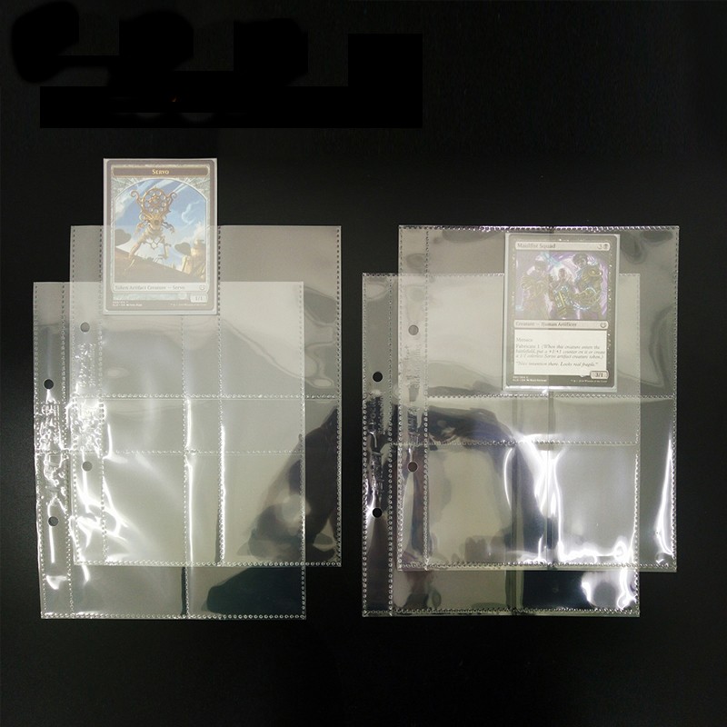 HENWEI Binder refill pages - Clear / 4 pockets