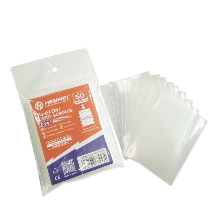 HENWEI Yu-Gi-Oh! Outer sleeves - Clear / 66 x 92 mm