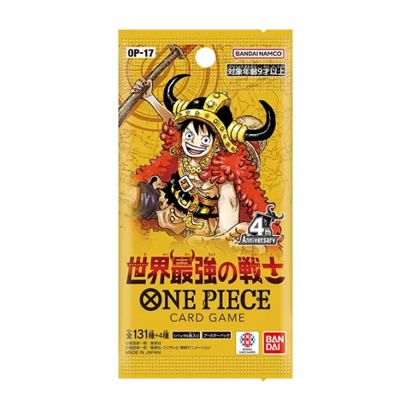 One Piece OP-17 ブースターパック「世界最強の戦士」【OP-17】 Booster Box [JP]
