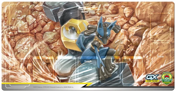 ラバープレイマット ルカリオ＆メルメタル TAG TEAM GX [JP]