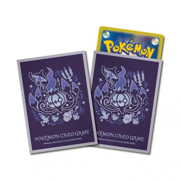 ポケモンカードゲーム デッキシールド プレミアム・グロス 進化の軌跡 シャンデラ【グレー】 [JP]