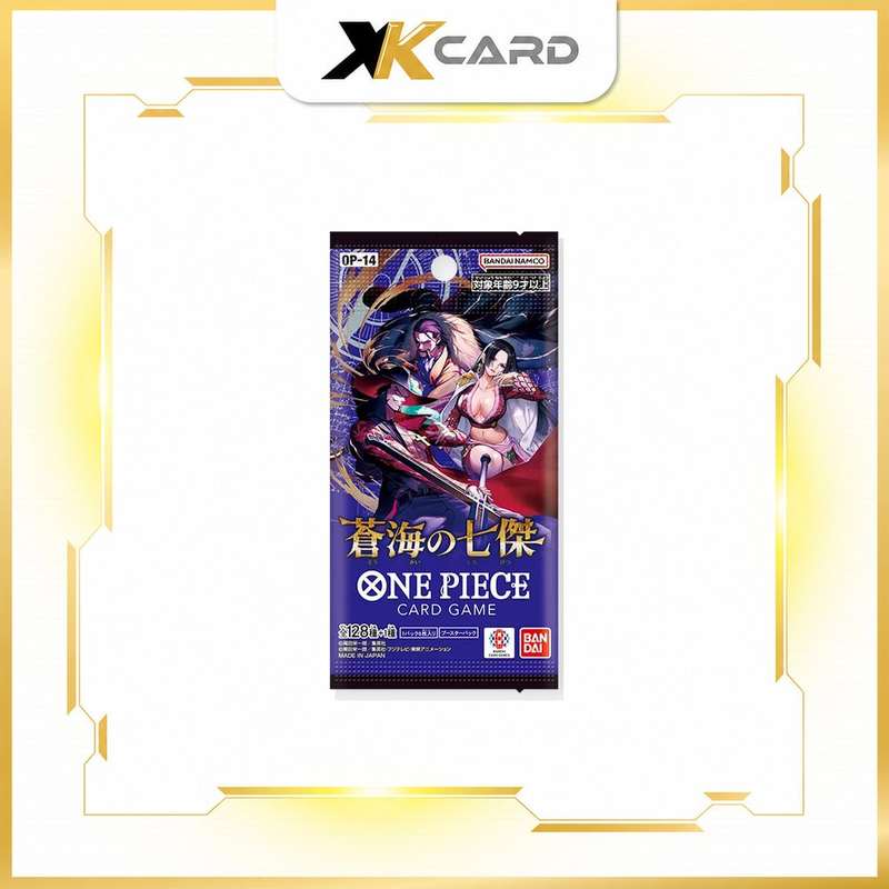 One Piece Card Game Booster Pack Seven Warlords of the Blue Sea [OP-14] - xkcard framed product image