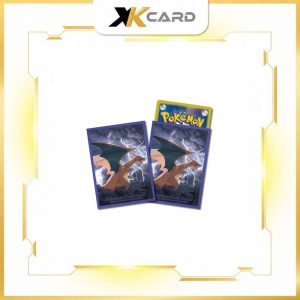Pokemon Card Game Deck Shield Flying Charizard Purple - xkcard framed product image