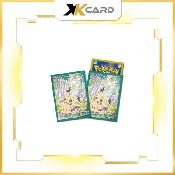 Pokemon Card Game Deck Shield Crayon Mimikkyu Green - xkcard framed product image