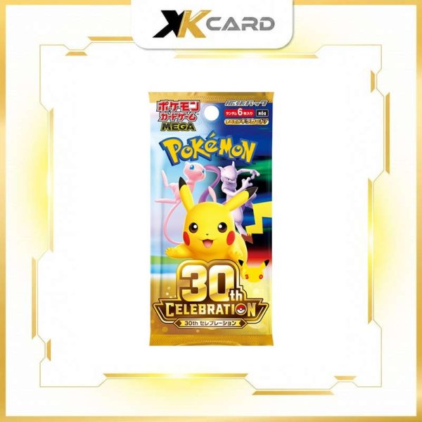Pokemon Card Game MEGA Expansion Pack 30th CELEBRATION M6a - xkcard framed product image